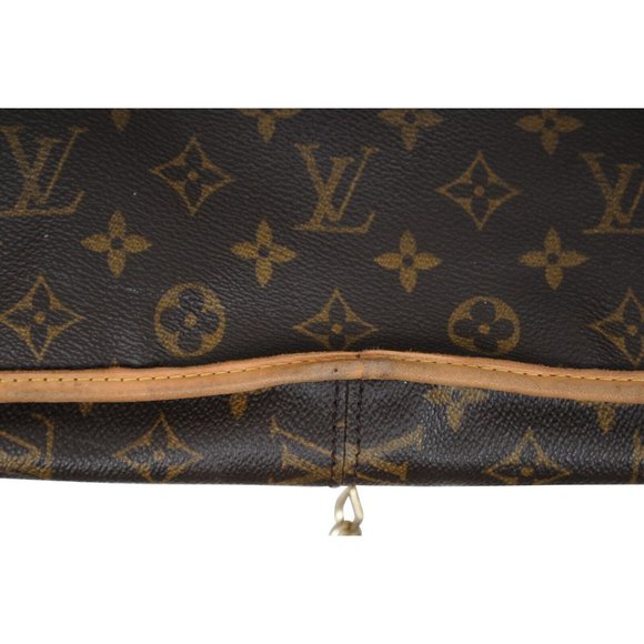 Louis Vuitton Lv Monogram Cabin Folding Garment Travel Bag Brown Logo Suit Jacke - Picture 13 of 16